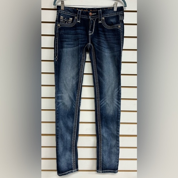 Rock Revival Denim - ROCK REVIVAL WOMEN'S JESSICA SKINNY JEANS SIZE 27